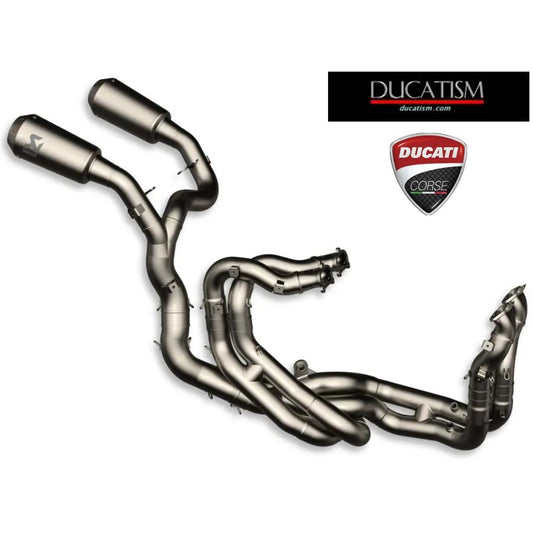 イタリア在庫あり DUCATI ストリートファイター V4/V4SP2 チタン フルエキゾースト アクラポヴィッチ StreetFighterV4 Akrapovic 96482251AA ドゥカティ DP純正