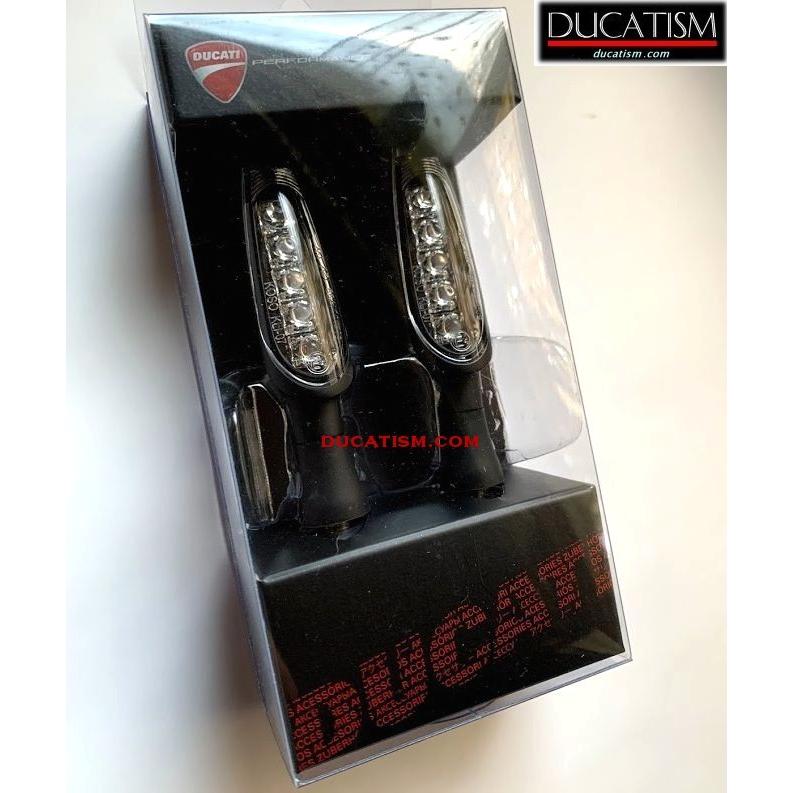 DUCATI パフォーマンス LEDウィンカーset 汎用ボルト止め/ギボシ接続品 96680231A ターンインジケーターセット DUCATI純正品