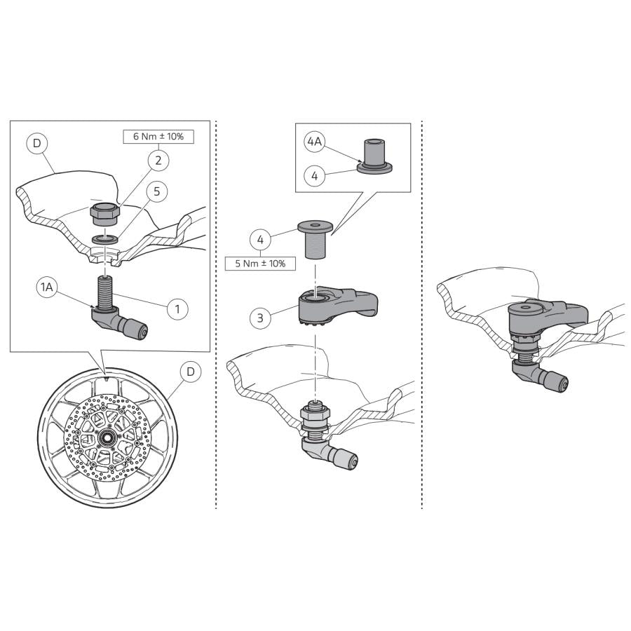 DUCATI Multistrada V4S Tire Pressure Sensor 1 Piece TPMS Multistrada V4 PikesPeak V4S Ducati Performance 96680931A 96680682A