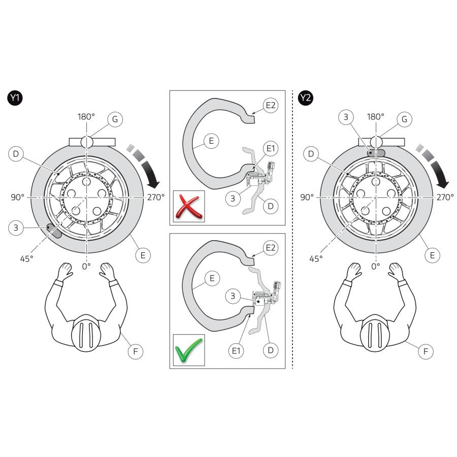 DUCATI Multistrada V4S Tire Pressure Sensor 1 Piece TPMS Multistrada V4 PikesPeak V4S Ducati Performance 96680931A 96680682A