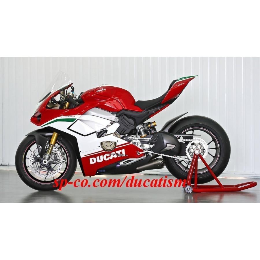 DUCATI パニガーレ V4 2018-2021 サーキット用シート グリップ重視ネオプレン製 96881001AA ドゥカティ Panigale V4 DUCATIパフォーマンス純正品