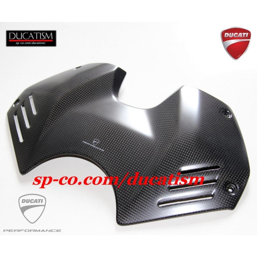 ご購Ducati performance製 カーボン製タンクカバー セット品 パーツ