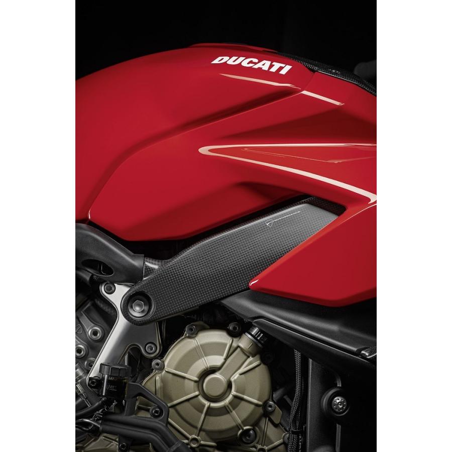 stock in Italy DUCATI Panigale V4 Carbon Frame Cover StreetFighterV4 DP Genuine 96981292AA