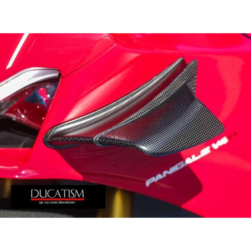 stock in Italy DUCATI Panigale V4 Carbon Wing Left and Right Set PanigaleV4R DP Genuine Product 96981311AA 4801A962AA 4801A972AA