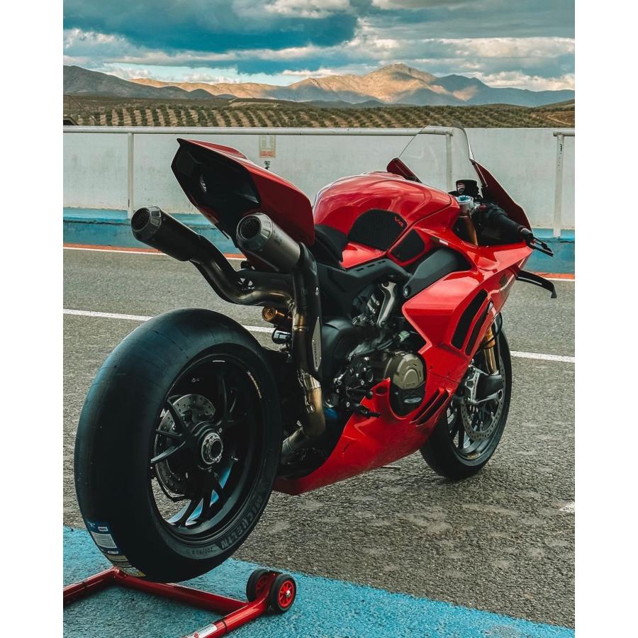 DUCATI 2022-2024 Panigale V4 Racing Lower Fairing for Akrapovič Full Exhaust / Silencer 96981521AA Panigale V4 V4R V4SP2 DP Genuine Part