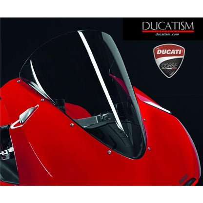 あすつく Ducati Corse 大型ヘッドライトフェアリング  1299 Panigale 959 用 スモークグレー 97180251A ドゥカティ純正品