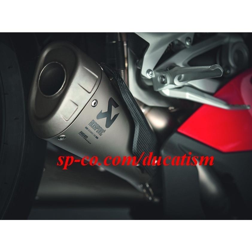 Painted genuine racing lower fairing set for DUCATI Panigale V4R Akrapovic full exhaust slip-on Panigale V4R Ducati 97180654AB