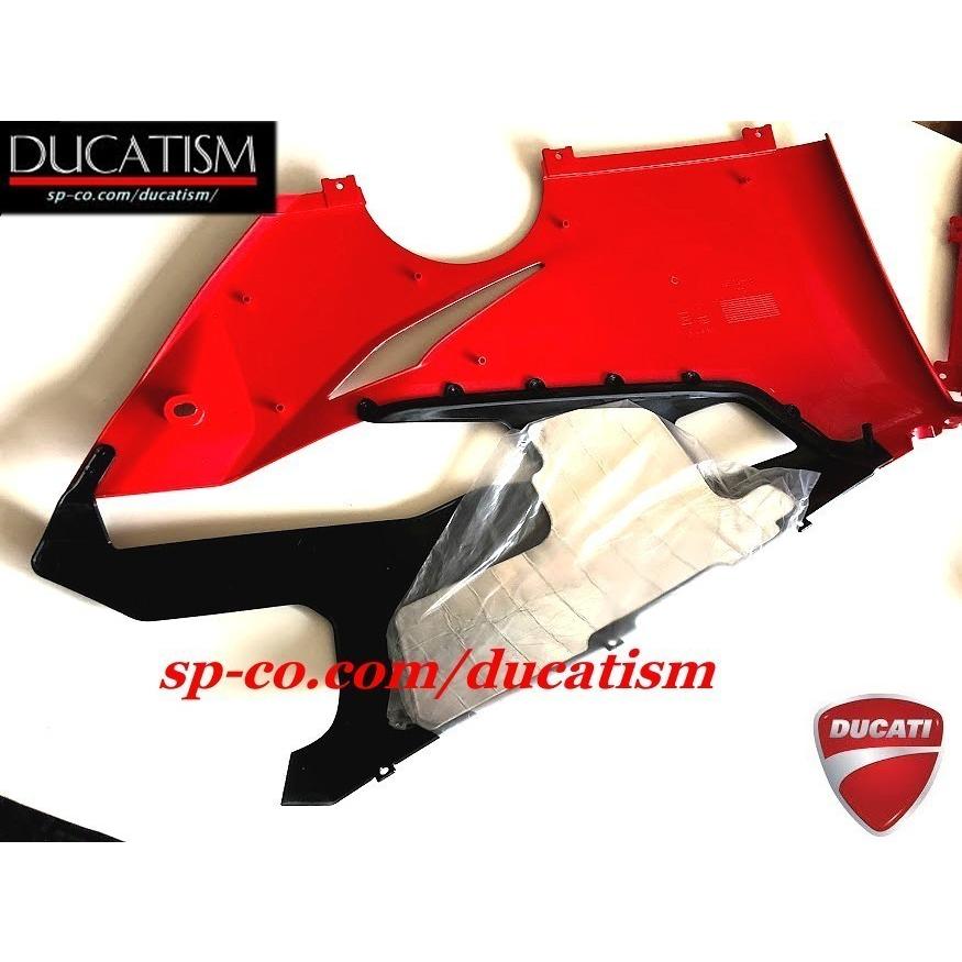 DUCATI パニガーレV4SP用 塗装済 純正レーシング ロアフェアリングset アクラポビッチ フルエキ スリップオン PanigaleV4SP ドゥカティ 97180653AE