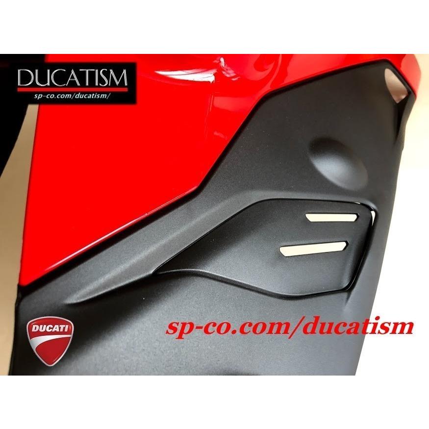 DUCATI パニガーレV4S Corse 用 塗装済 純正レーシング ロアフェアリングset アクラポビッチ フルエキ スリップオン PanigaleV4SCorse ドゥカティ 97180653AC