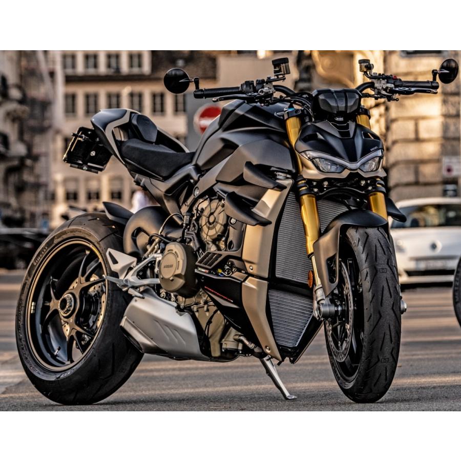 DUCATI StreetFighterV4 Dark Stealth マットブラック パッセンジャーシートカバー 純正 ストリートファイターV4 ダーク ステルス 97180941AA