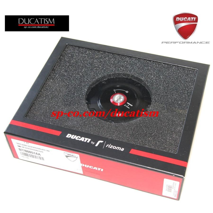 DUCATI Panigale V4/1299/1199 Billet Filler Plug Ducati Genuine Panigale StreetFighterV4 Rizoma Tank Cap 97780051BA Black