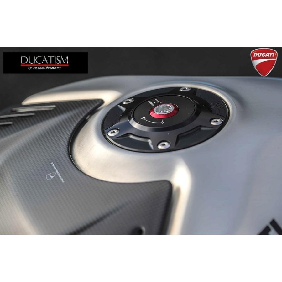 DUCATI Panigale V4/1299/1199 Billet Filler Plug Ducati Genuine Panigale StreetFighterV4 Rizoma Tank Cap 97780051BA Black