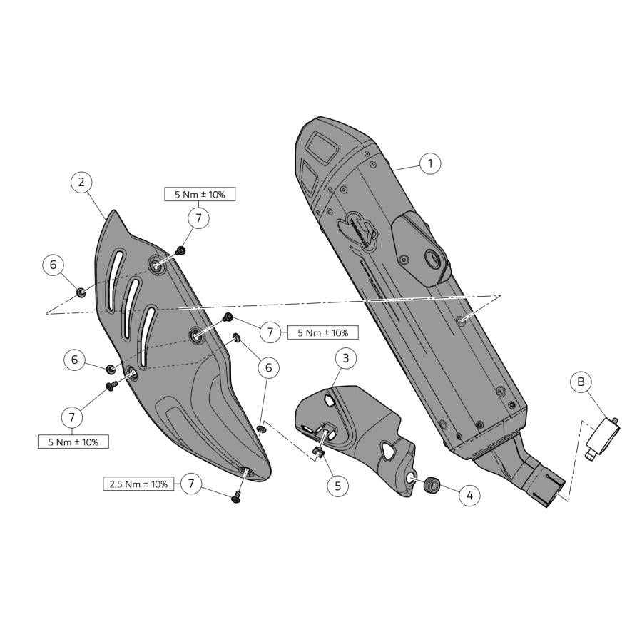 DUCATI DesertX Sport アクセサリーパッケージ Euro5 サイレンサー デザートX 2023-2024 Rally ドゥカティ 純正 97981171AA 97981171BA