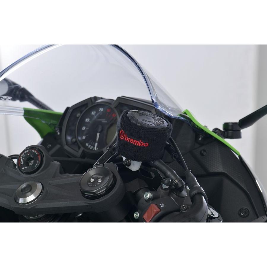 あすつく 2025New ブレンボ 純正品 brembo RACING 99.8637.56 新ロゴ ブレーキ フルード リザーバー タンクカバー 大 S50 70x70mm 1個