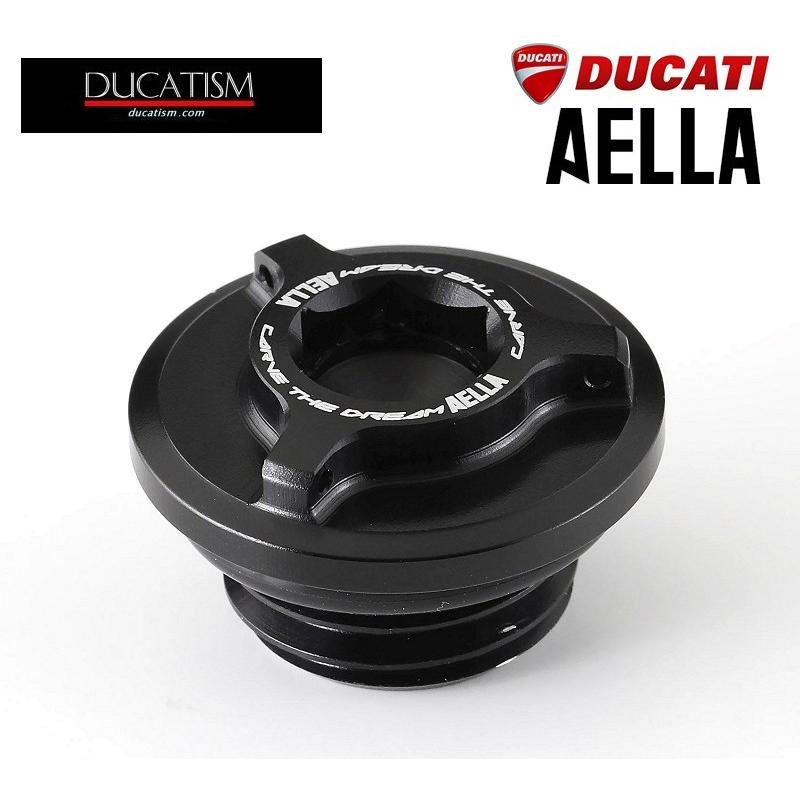 AELLA AE-71007 ブラック オイルフィラーキャップ 6角穴タイプ DUCATI PanigaleV4/1299/1199/959/899 /モンスター1200/Scrambler