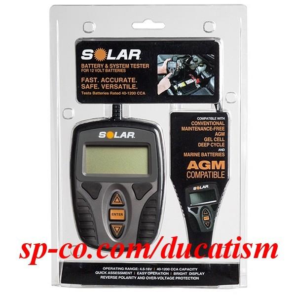 あすつく SOLAR BA9 CCA テスター 1年保証付 2025年 日本語説明書 高精度 全米No.1 デジタル 12V バッテリー システム バッテリー チェッカー