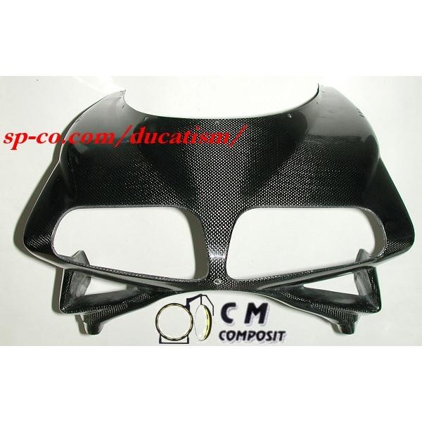 SpeedCarbon DUCATI 998R ドライカーボンアッパーカウル 998/996/916/748 DUCATI ストラーダ STDエア 純正タイプ
