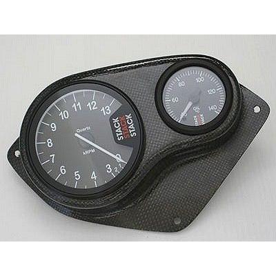 SpeedCarbon 916 996 998 コルサタイプ STACK 80mm/52mm用 ドライカーボン メーター パネル CM COMPOSIT