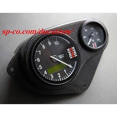 SpeedCarbon 916 996 998 コルサタイプ STACK 80mm/52mm用 ドライカーボン メーター パネル CM COMPOSIT