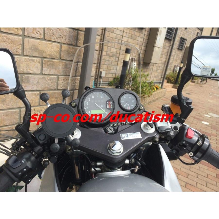 SpeedCarbon 916 996 998 コルサタイプ STACK 80mm/52mm用 ドライカーボン メーター パネル CM COMPOSIT