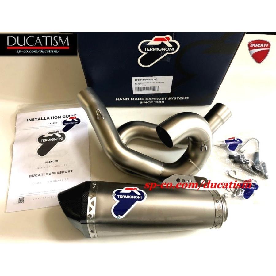Termignoni D18109440ITC Ducati SuperSport 2016-2020 Racing Slip-on Silencer D181