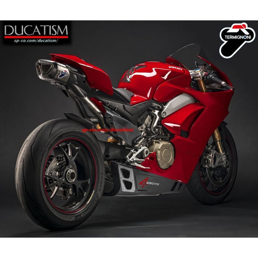 イタリア在庫あり テルミニョーニ DUCATI パニガーレV4 V4R フルチタン フルエキゾースト D18209401TTX PanigaleV4 2018-2024 Termignoni T800付属 260-D18209400TTX