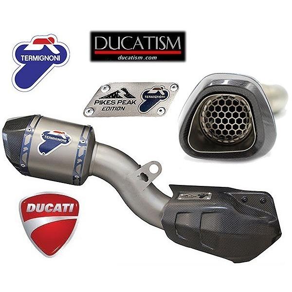 Termignoni MULTISTRADA 1260/1200 Pikes Peak Slip-on Silencer euro4 approved Multistrada D19308040ITC