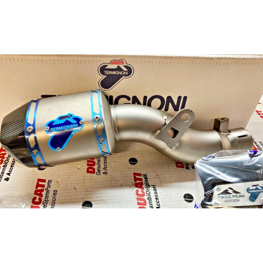 Termignoni MULTISTRADA 1260/1200 Pikes Peak Slip-on Silencer euro4 approved Multistrada D19308040ITC