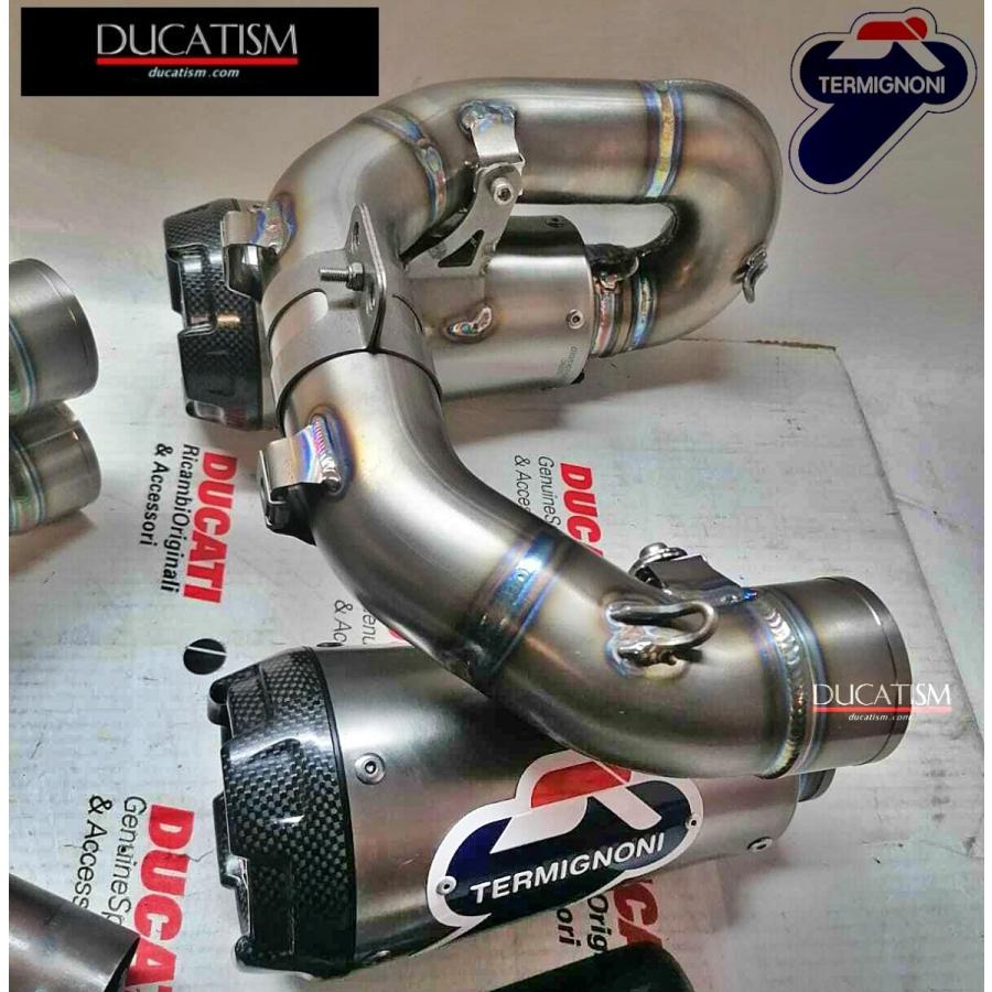 Italy in stock Termignoni DUCATI Streetfighter V4 SBK Full Exhaust D205 Termignoni D20509400TTC Full Exhaust Titanium Specification