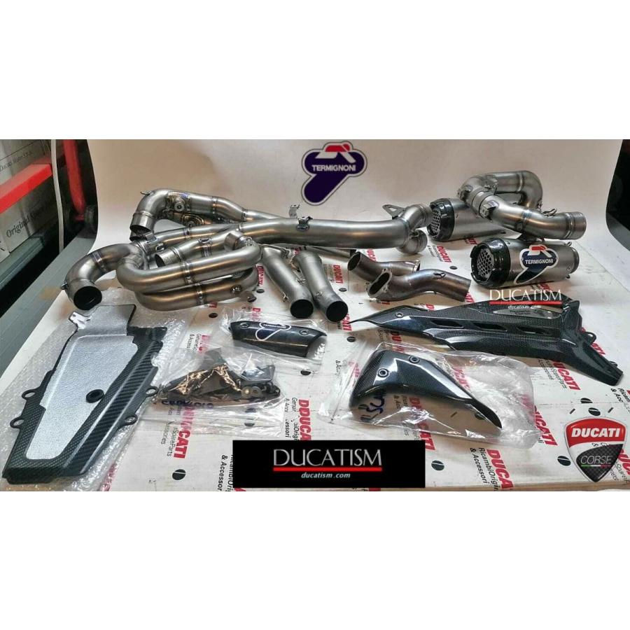 DUCATI 2022-2023 Panigale V4/V4S/V4R Full Exhaust Akrapovic PanigaleV4 AKRAPOVIC 96482081A Ducati Performance Genuine Genuine Product