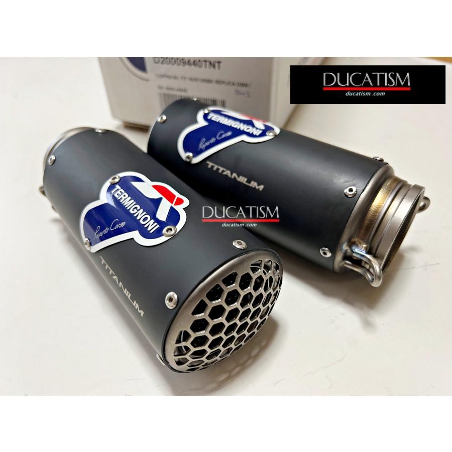 Italy in stock Termignoni DUCATI Panigale V4 StreetFighter V4 SBK Titanium Black Silencer Only D200 D205 Termignoni D20009440TNT