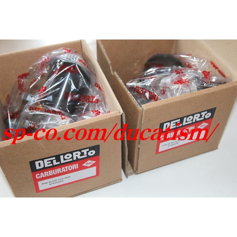 Dellorto デロルトPHM 40 ティクラー DUCATI ベベル純正セット AS1/AD1 750SS 900SS キャブレター