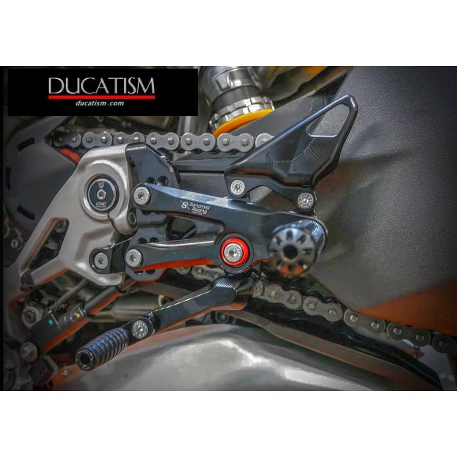 Italy in stock DUCATI Street Fighter V4 Bonamici Racing DSTR2 Bonamici Racing Adjustable Step Kit Ducati StreetFighterV4