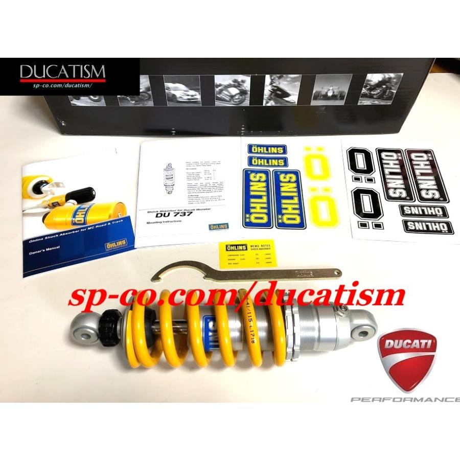 イタリア在庫あり DU737 OHLINS オーリンズ リアサスペンション DUCATI Monster 1100evo/1100/796/696 S46DR1 モンスター
