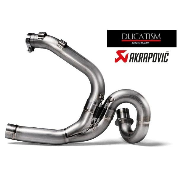 DUCATI Scrambler 800 2021-2022 Racing Titanium Manifold for E-D8E2 Akrapovic s-d8sO6-Isssbl
