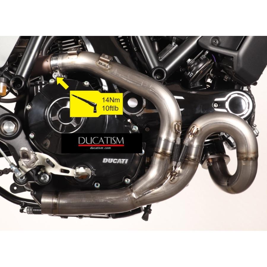 DUCATI Scrambler 800 2021-2022 Racing Titanium Manifold for E-D8E2 Akrapovic s-d8sO6-Isssbl