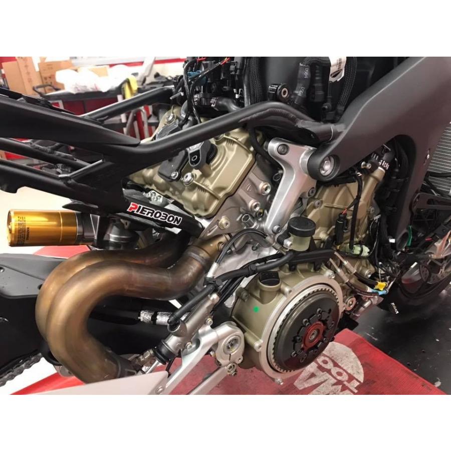 PIEROBON DUCATI Panigale V4/V4R STK アルミ製 レーシング STK フロントフレーム – ヘッドライトホルダー付 ピエロボン ドゥカティ F10400A0502A