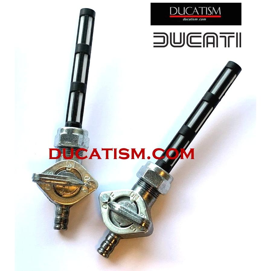 フューエルコック DUCATI 750F1/400F3用 下出し 燃料コック 左右set パンタ デロルト マロッシ ベベルも – DUCATISM