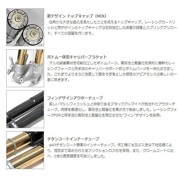 Italy in stock FGRT214 OHLINS Front fork DUCATI PanigaleV4/V2/899/959 Panigale FG R&T NIX 43mm Black