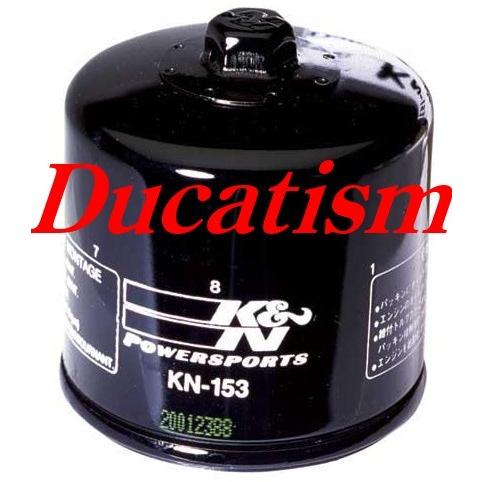 あすつく K&N DUCATI 用 KN-153 ドゥカティ オイルフィルター ケーアンドエヌ 用 KN153 All Models