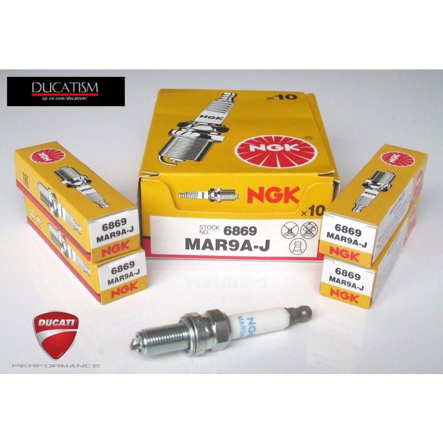 In stock NGK MAR9A-J DUCATI genuine spark plug 67040451A Panigale 1299/1199/899/959 Diavel Multistrada 1200 Monster 1200 Ducati Panigale Ducati 6869