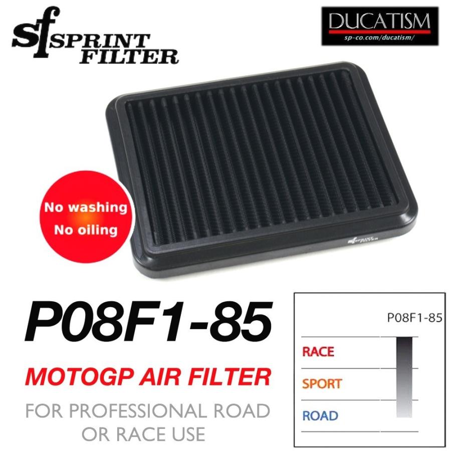 Sprint Filter DUCATI Panigale V4/V4R/V4SP レース用 エアクリーナー PM160S P08 F1-85 RACE AIR FILTER パニガーレV4用 スプリントフィルター