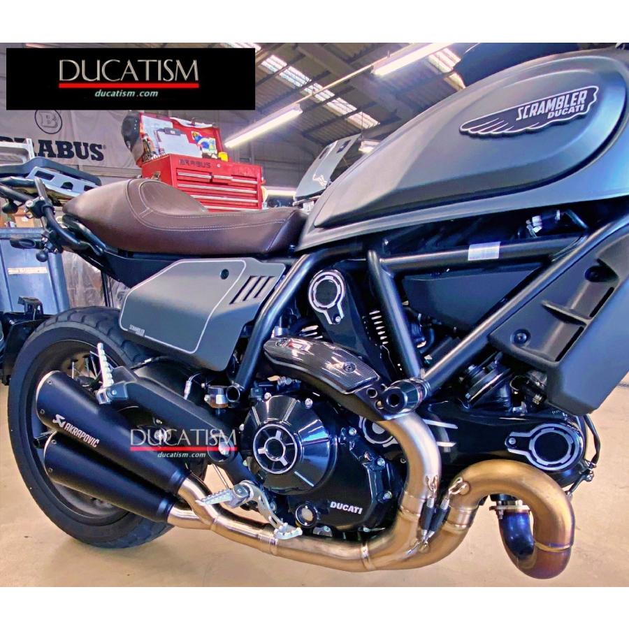 Japan stock Ducati Scrambler Nightshift 21-23 Racing silencer Akrapovic S-D8SO6-ISSSBL