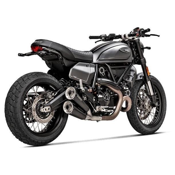 Japan stock Ducati Scrambler Nightshift 21-23 Racing silencer Akrapovic S-D8SO6-ISSSBL