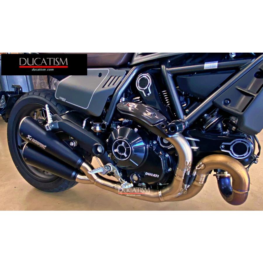 Japan stock Ducati Scrambler Nightshift 21-23 Racing silencer Akrapovic S-D8SO6-ISSSBL