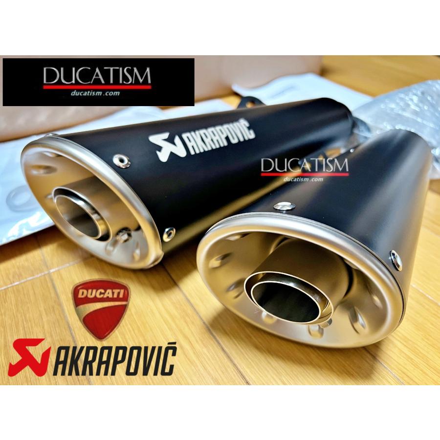Japan stock Ducati Scrambler Nightshift 21-23 Racing silencer Akrapovic S-D8SO6-ISSSBL