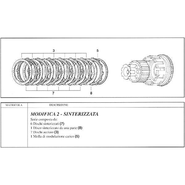 SURFLEX dry clutch disc new S1686 DUCATI 750 F1 (type 2 dry type or later) reinforced type /89-90 900SS old S1448 Ducati Surflex