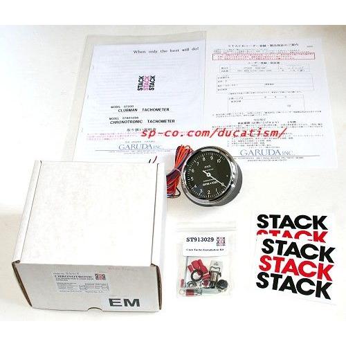 STACK Chronotronic Tachometer Official 1 year warranty Official import instruction manual