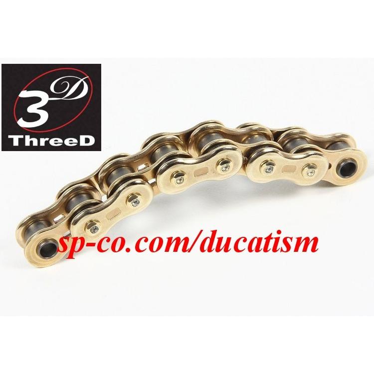ThreeD スリード 520Z GP ゴールド ブラック シルバー チェーン 110L 120L DUCATI 520Z-GP/GP-110 120 MLJ EK 江沼チェーン 日本製
