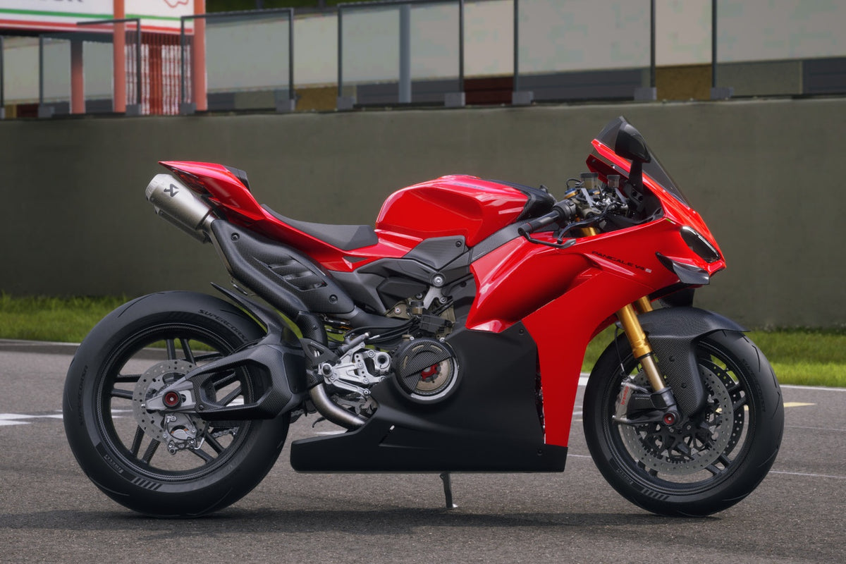 DUCATI 2025-2026 パニガーレ V4 レーシング アンダーフェアリング アクラポビッチ フルエキ / サイレンサー用 Panigale V4 96981931AA ドゥカティ 純正品